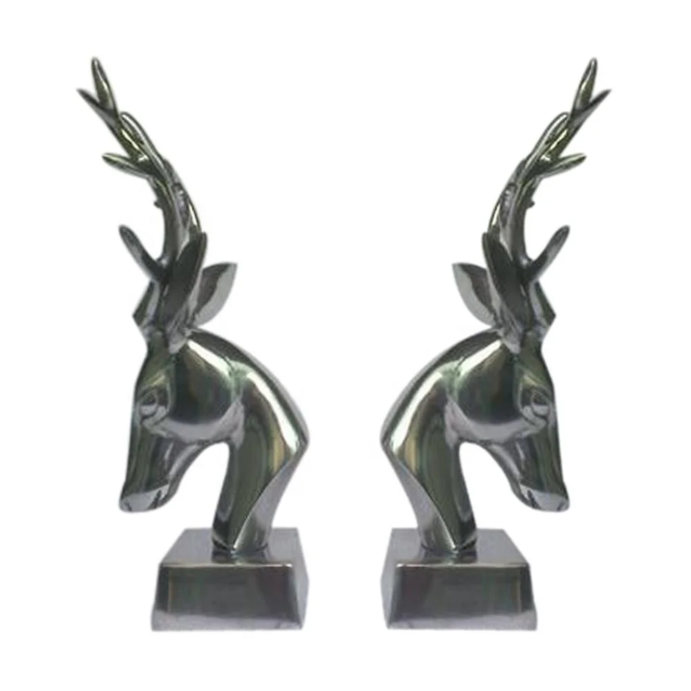 Metal gazelle classic contemporary animal Deer Bookend