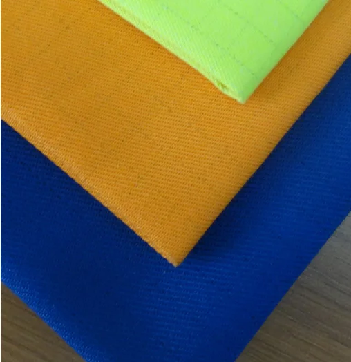 100% Cotton 330gsm Fireproof Fabric/ Heat Resistant Fabric for Safety Clothing
