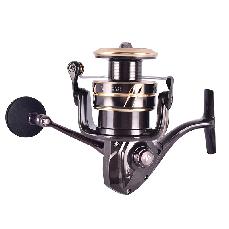 Saltwater Resistant Stainless Steel Ball Bearing Full Metal Design Spinning Fishing Reels High Ratio Wheels