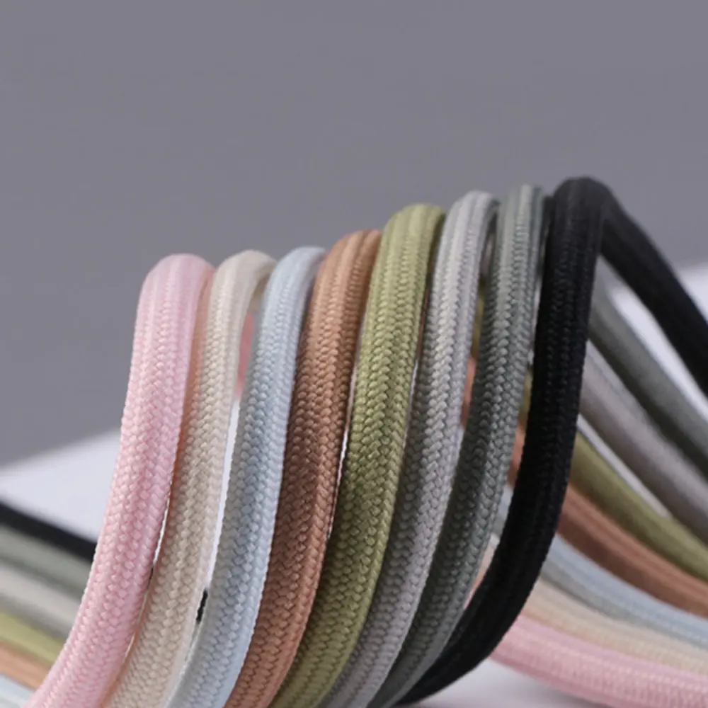 Premium Custom Length And Colors Thick Rope Laces Replacement NMD Round Shoelaces For YZ Sneakers Jordan