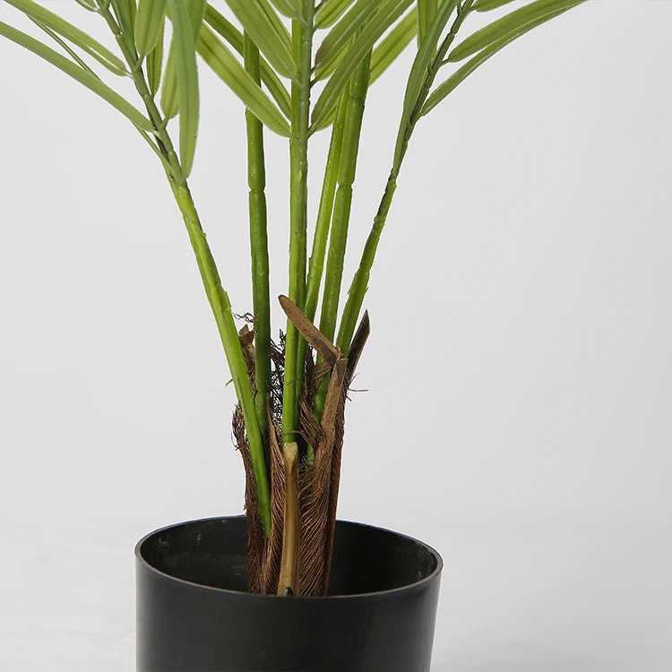 70 см маленькая зеленая Пальма Areca искусственная тропическая пальма подходит для офисных искусственных