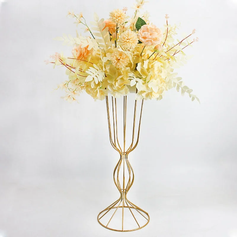 Iron Flower Ware Creative Ornaments Floral Decoration Geometric Wedding Table Flowers Wedding Decoration Road Guide