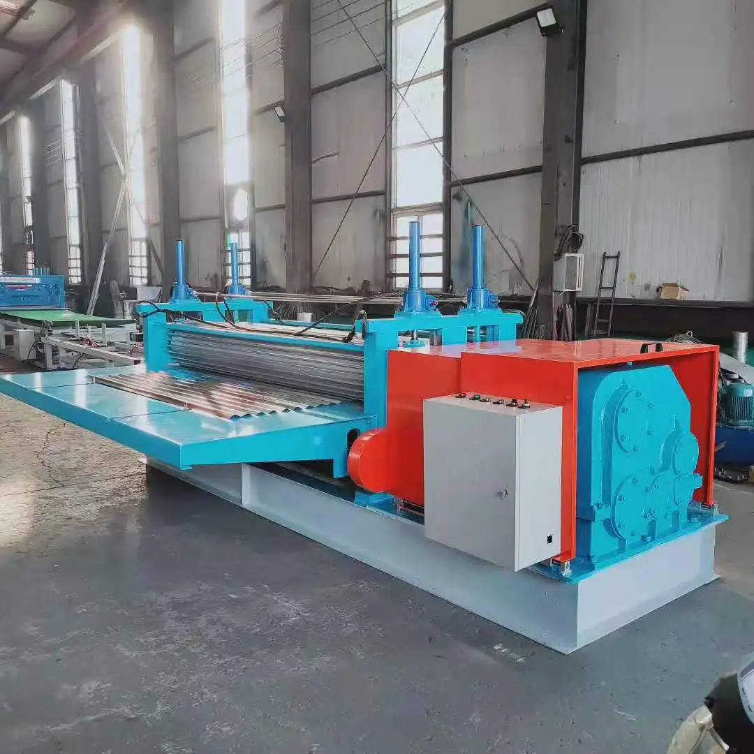 wholesale Glazed tile pressing machine Horizontal-entry wave-shaped tile press machine