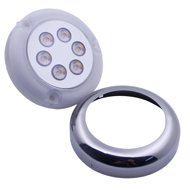 Waterproof IP68 316 Stainless Steel  Shell 12V 24V DC Diameter Several Color Options Marine Underwater Light LED for Boat