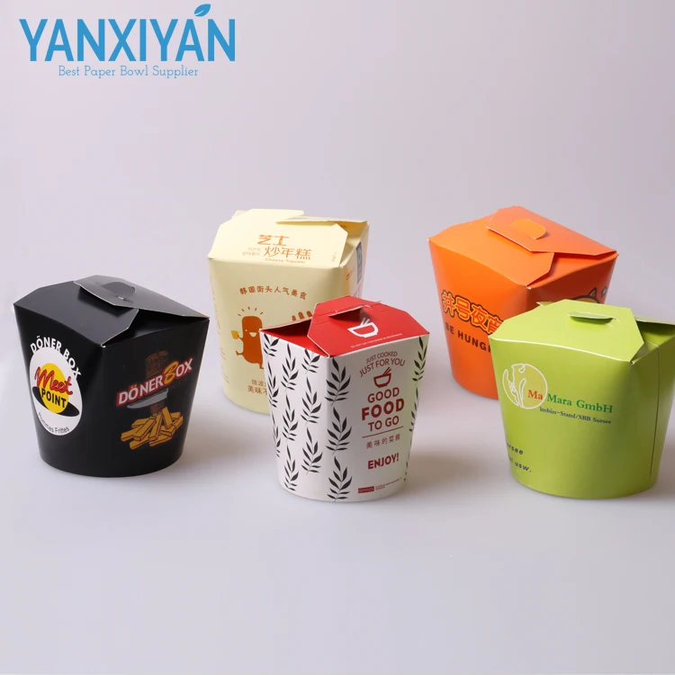 100% Biodegradable Instant Ramen Noodle Box