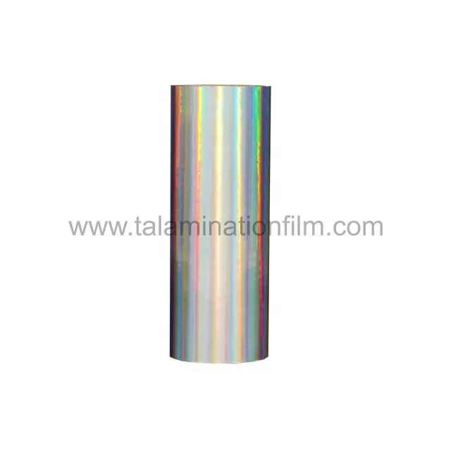 Moisture Proof double side corona treatment PET and BOPP Holographic Film for ceiling