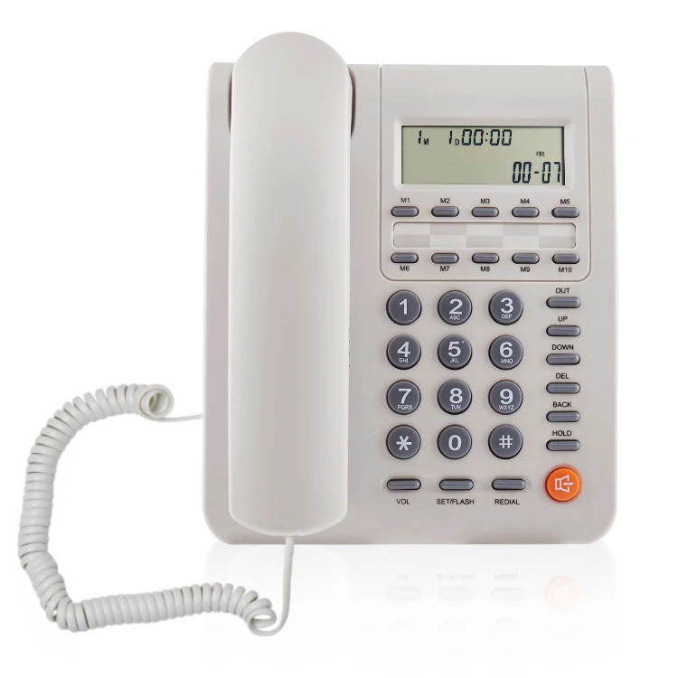 DEX Factory Directly Corded Telephone Cheap Price Landline Telephone for Home Hotel Office Fast Delivery ODM/OEM Custom Function