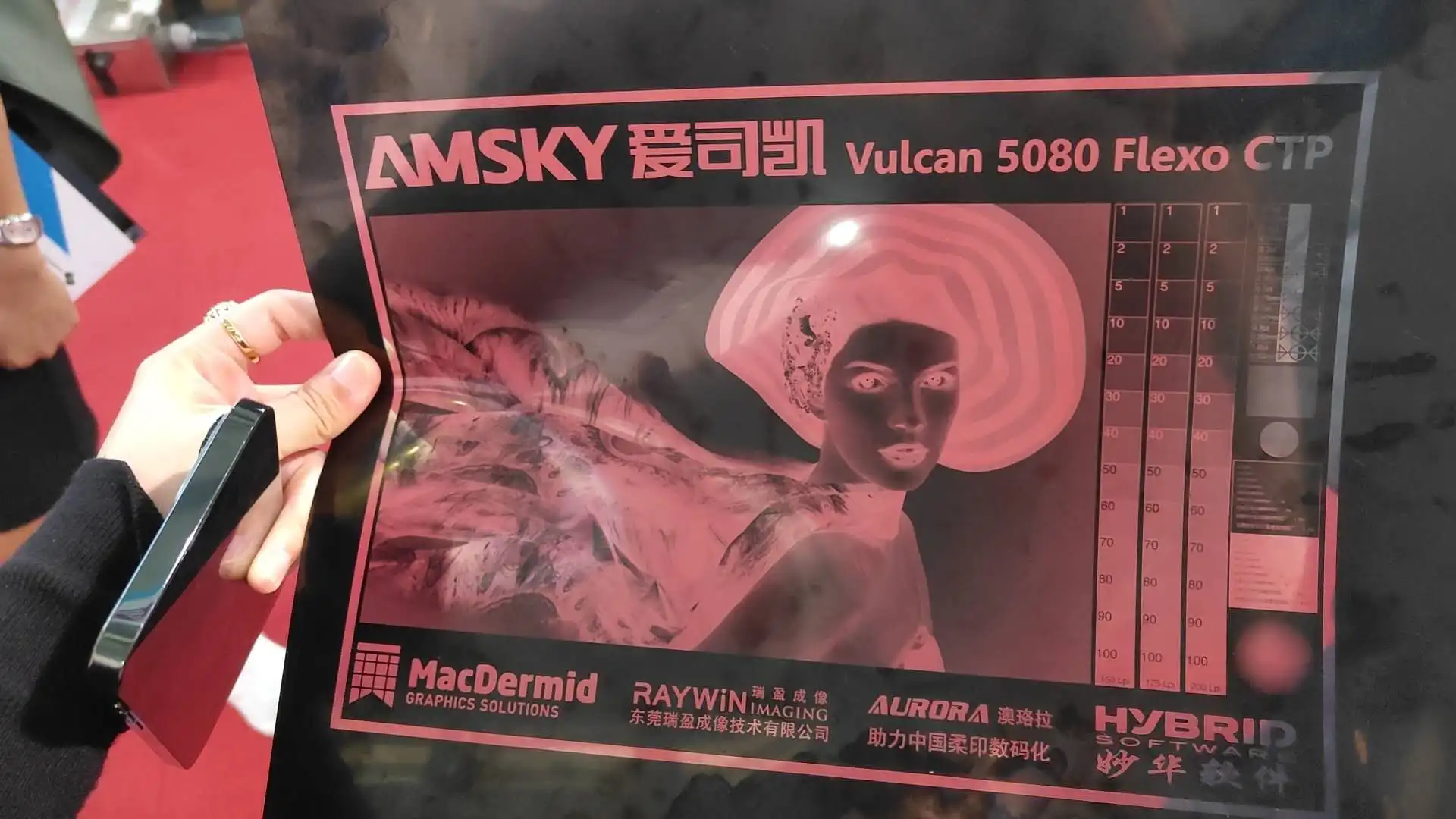 laser digital photografic printing plate