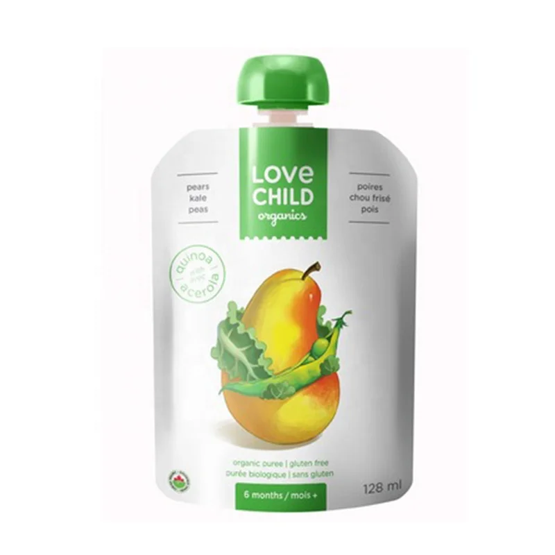 High Temperature Resisting Gravure Printed Stand Pouch Plastic Sauce Food Packaging Bag Retort Spout Security Sterilizer