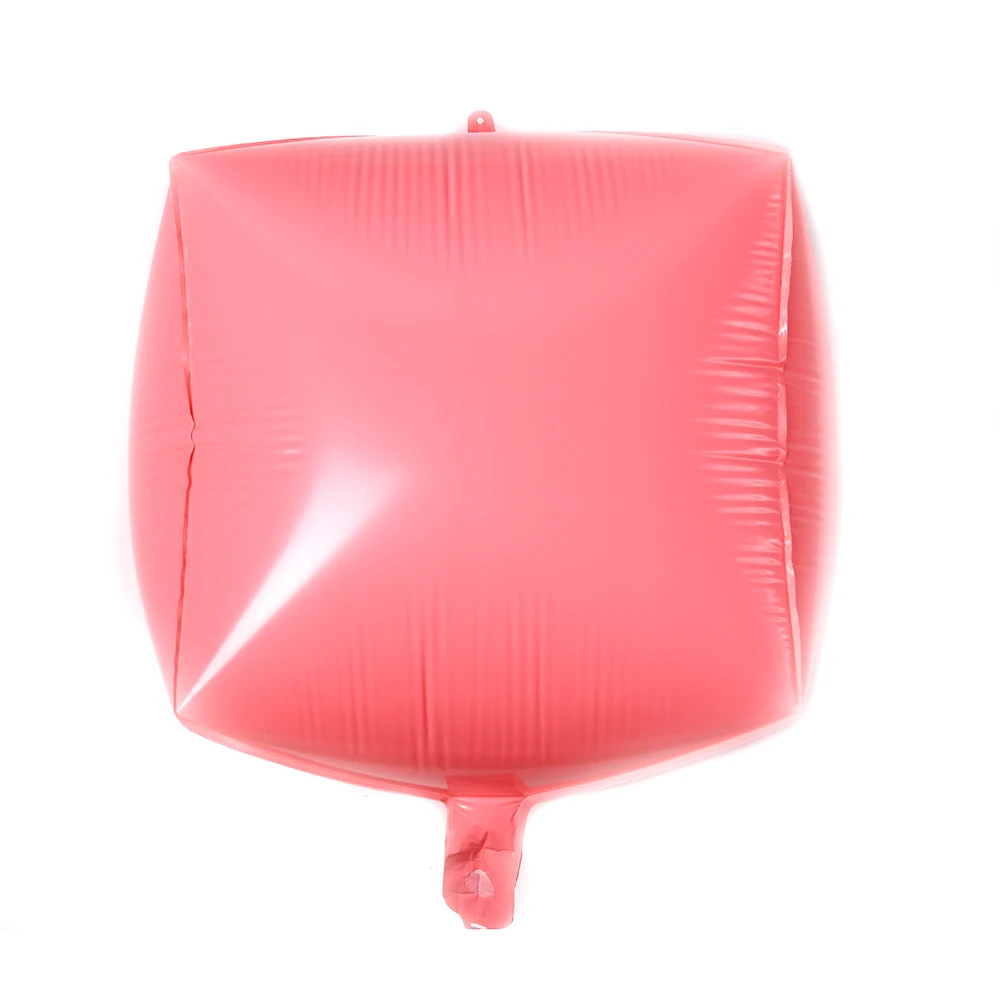 New Product 22 Inch Macaron Color 4D Cube Square Diamond Circle Shaped Foil Helium Balloon for Party Decoration