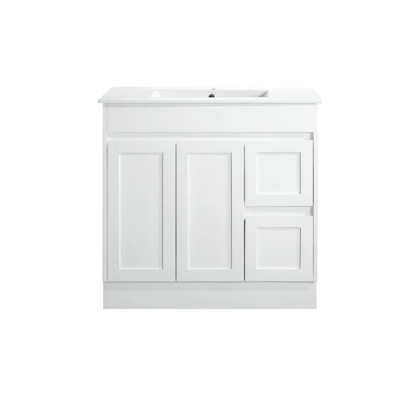 Modern minimalist design apartment bathroom vanity household  floor standing bathroom cabinet bathroom  rectangular washbasin
