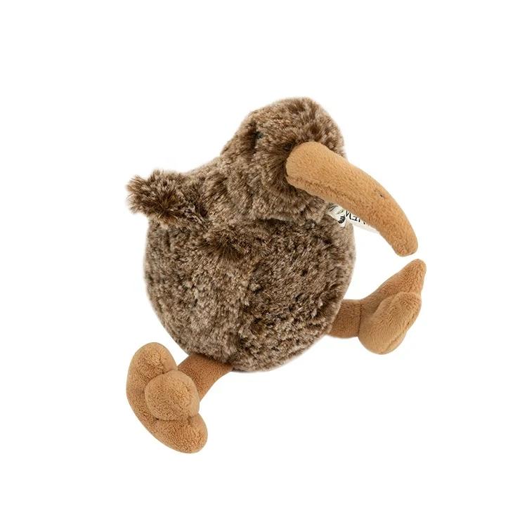 Wholesale customized PP cotton brown soft parrot woodpecker bird plush stuffed toy for toy/gift