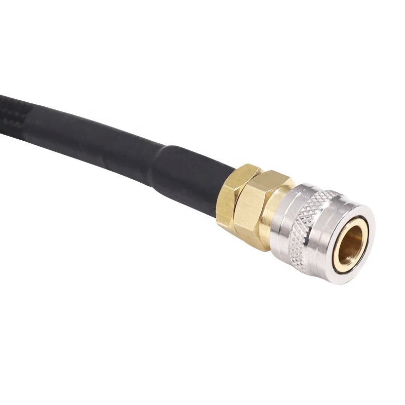 Airsoft Regulator with 40inch Low Pressure Remote Hose Line to Paintball HPA CO2 Tank Regulating Range 0~800 PSI