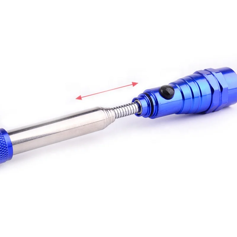 
High Performance Aluminum Alloy Outdoor Telescopic Baton LED Flashlight 