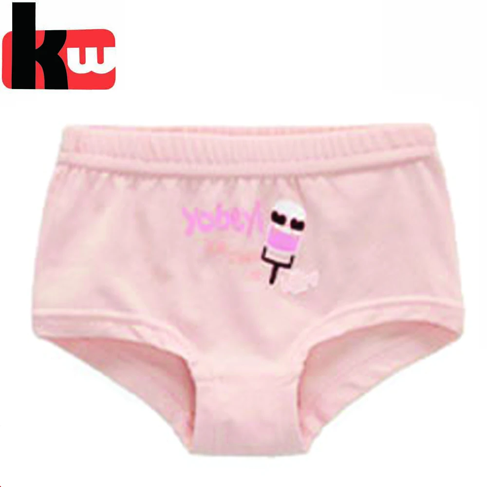 Factory price breathable cute cartoon kids girl underwear wholesale