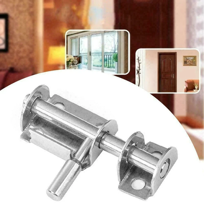 Insert Loaded Door Hotel Lock Bolt Home Security Slide Locking Barrel Hardware Window Door Latches