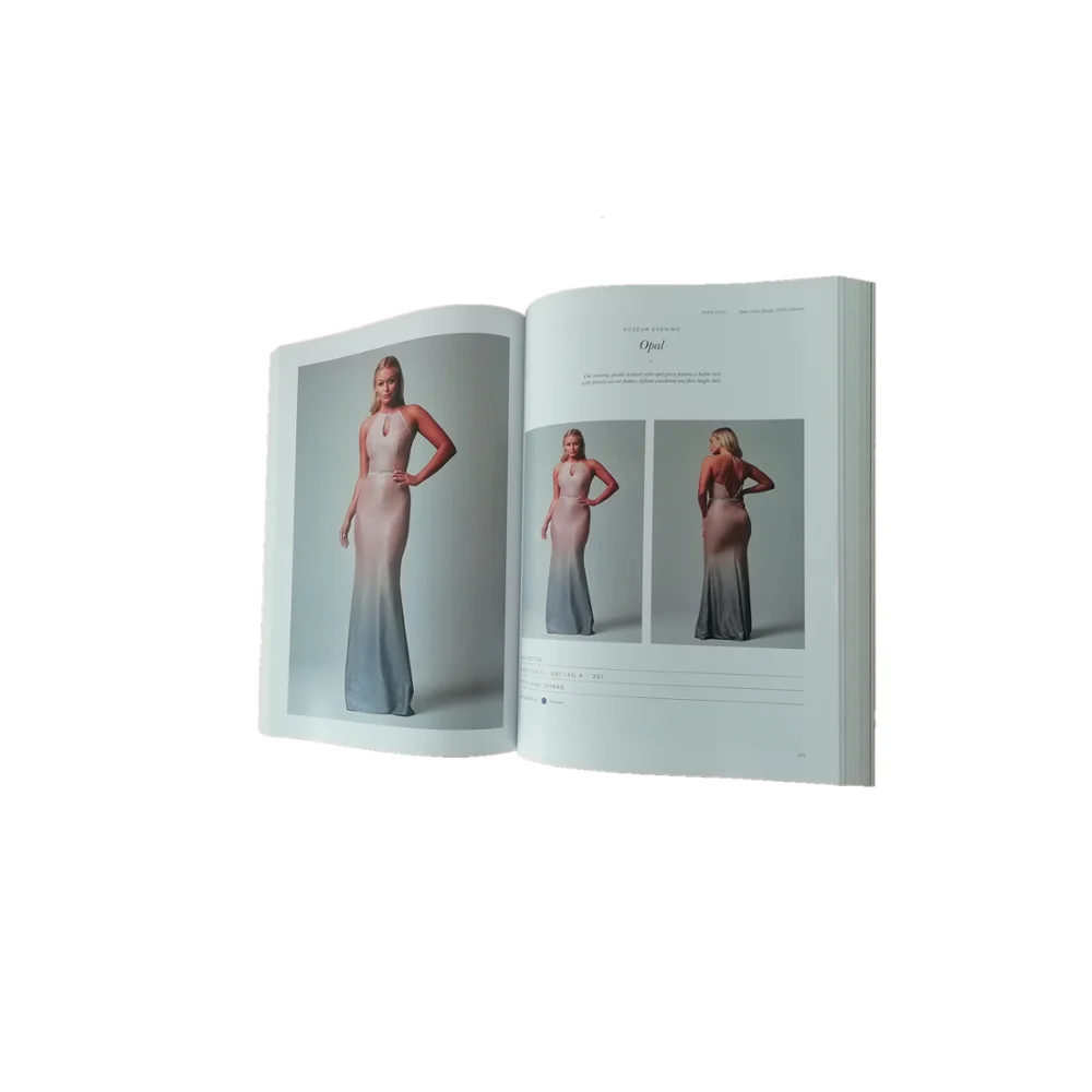 
Factory custom perfect hard cover full color fashion magazine / catalogue / brochure /booklet /pamphlet /book printing service 