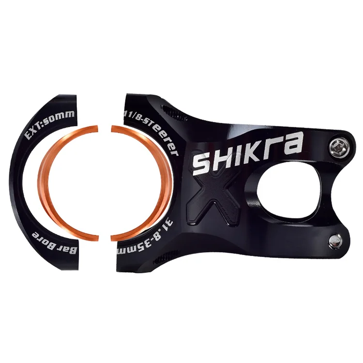 SHIKRA Ultralight Mountain Road Bicycle Stem 35mm 31.8mm Handlebar Stem 50mm AM XC DH MTB Bike Riser Stem