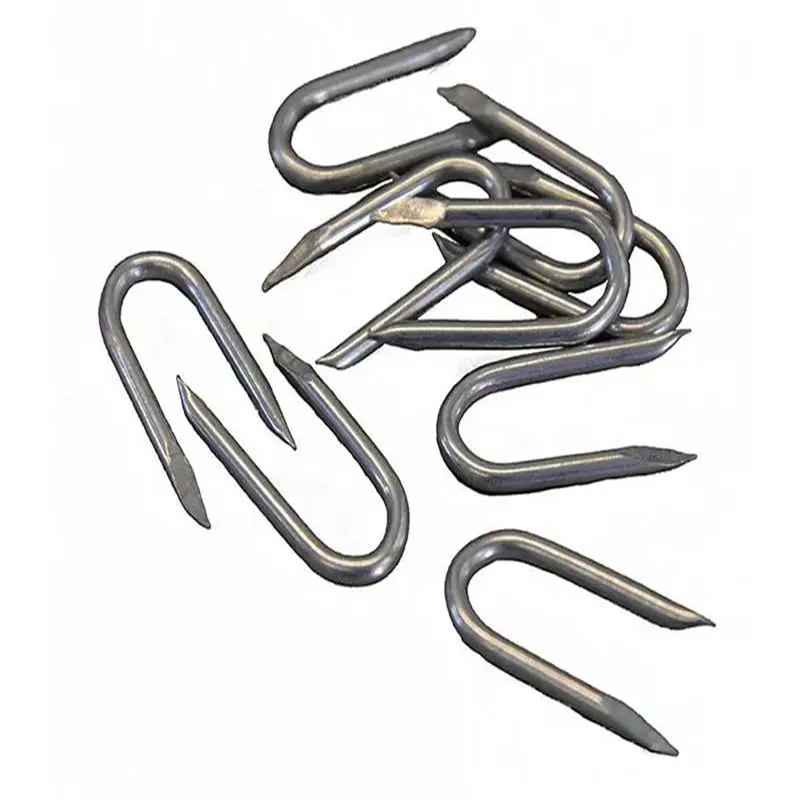 Barbed Fence Staples U Type Nails Used for Fixing Fence Wire to Wooden Posts