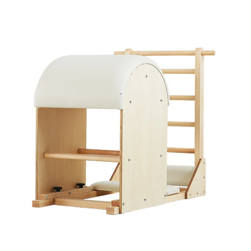 Hot sale home white cadillac Multi-functional wood gym customized yoga training equipment pilates reformer