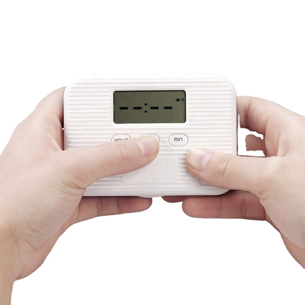 Reminder Elderly Medicine Organizer Container Mini Electronic Digital Plastic Pill Box Alarm Timer