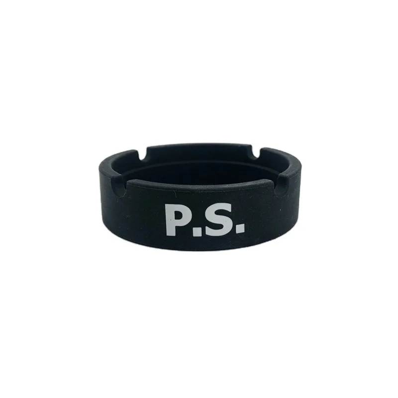 
Custom Made Smoking Accessories Round Shape Silicone ashtray 