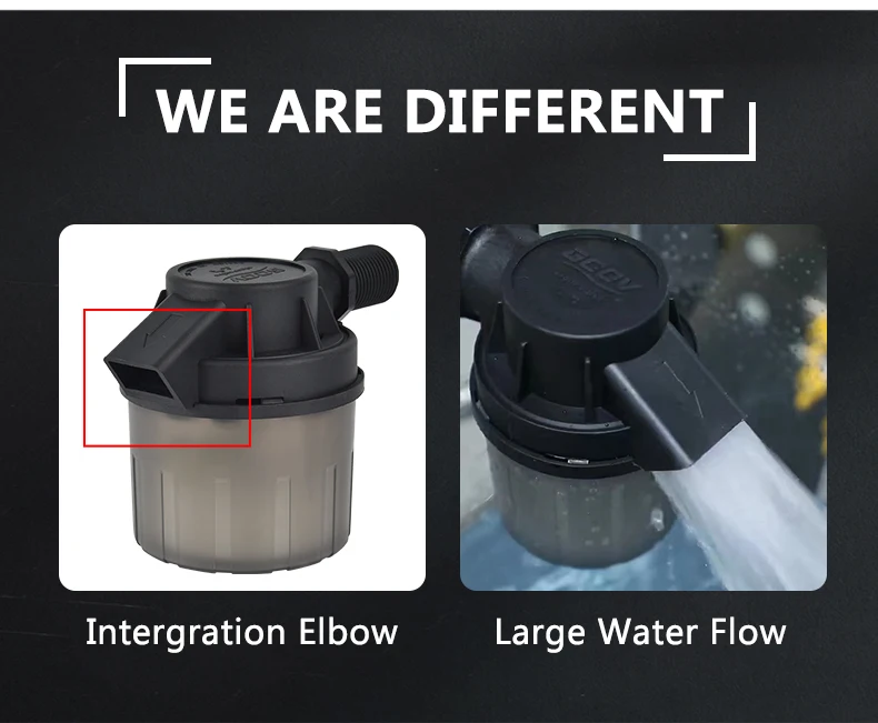 Livestock Water Balance Level Control Npt Float Ball Valve 1 Inch With Automatic Plastic Ball Tank