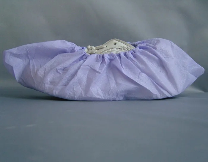 Wholesale High Quality Dust Proof Disposable Non-woven Shoe Cover CPE Protector Breathable Indoor Isolation