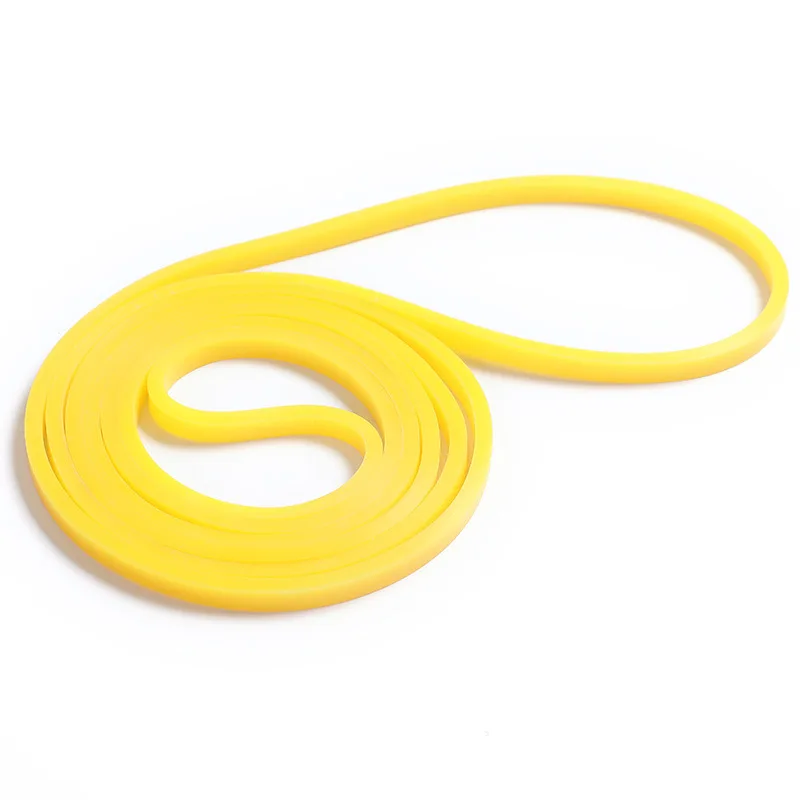 100% Natural Latex Yoga Elastic Stretch Bands Custom Resistance Various Colors Thick Loop for Sports Gym Fitness Exercise