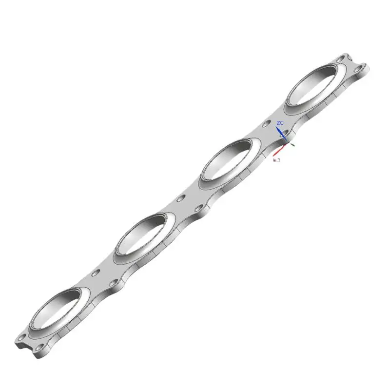 Custom 2JZ-GE Exhaust 304 Stainless Steel CNC Billet Flange