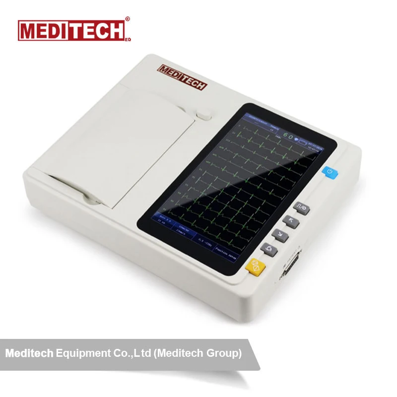 CE approval 6 channel  ECG/Ekg machine with bag and PC software