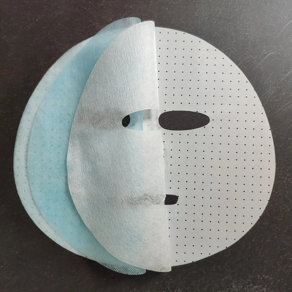 
High Quality Dry Facial Mask Sheet Natural Tencel Or Lyocell Face Sheet Mask 