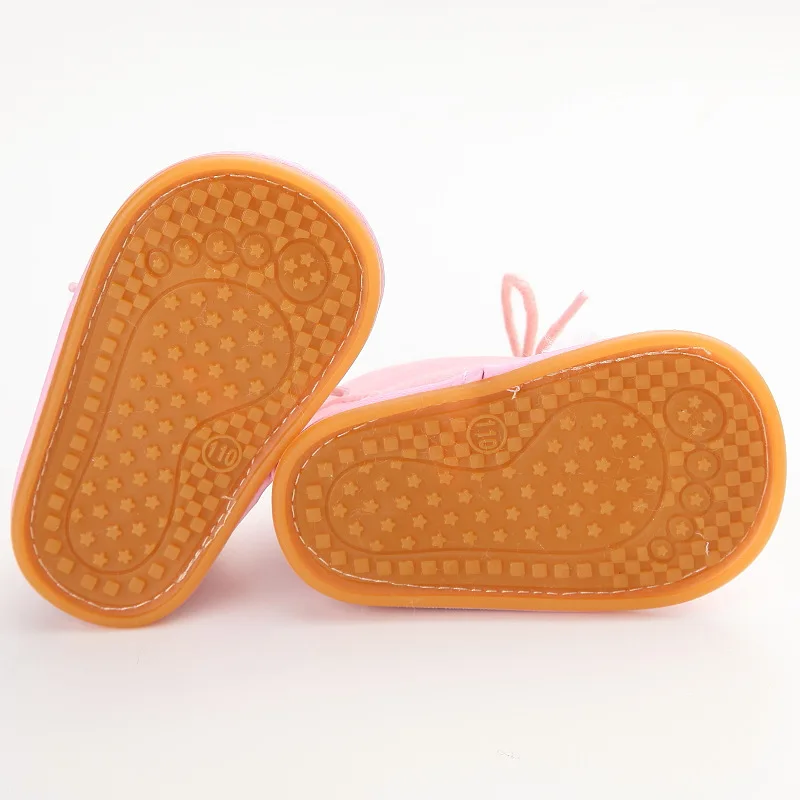 Fancy design baby walking shoes winter warm casual plush toddler boots