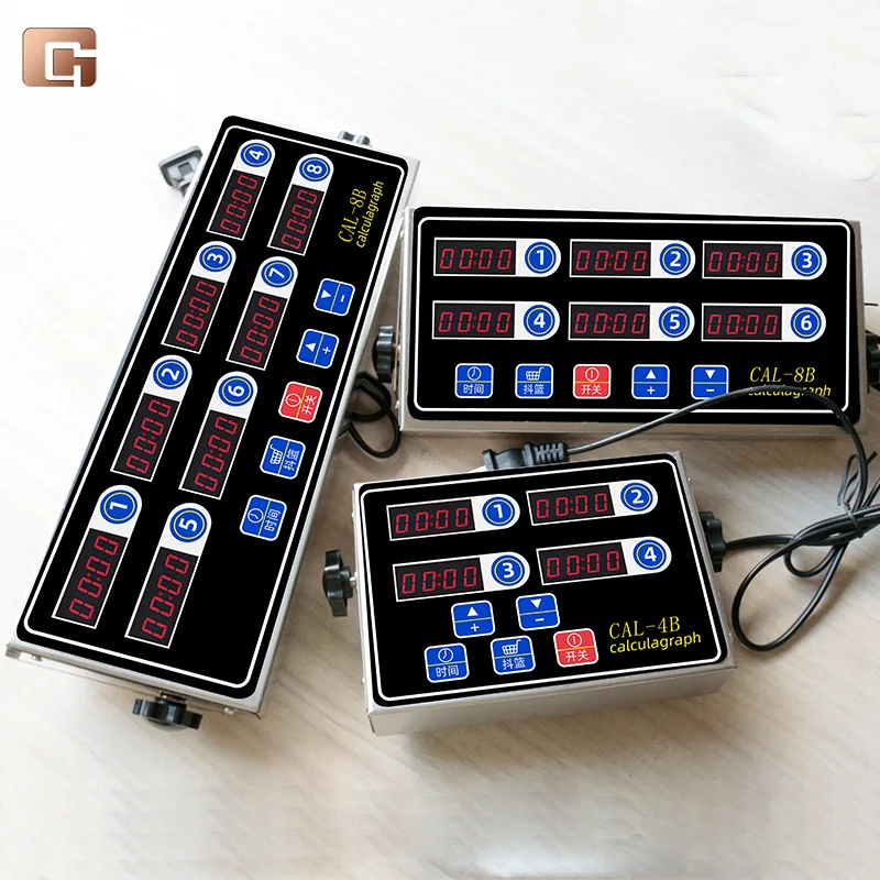 Factory outlet Commercial plug-in Multi-functional Kitchen Time Reminder 6 Channel Digital Timer