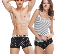 Fashion New Design Underwear Women Sexy Lingerie Wholesale Men Boxers Shorts Couple Underwear