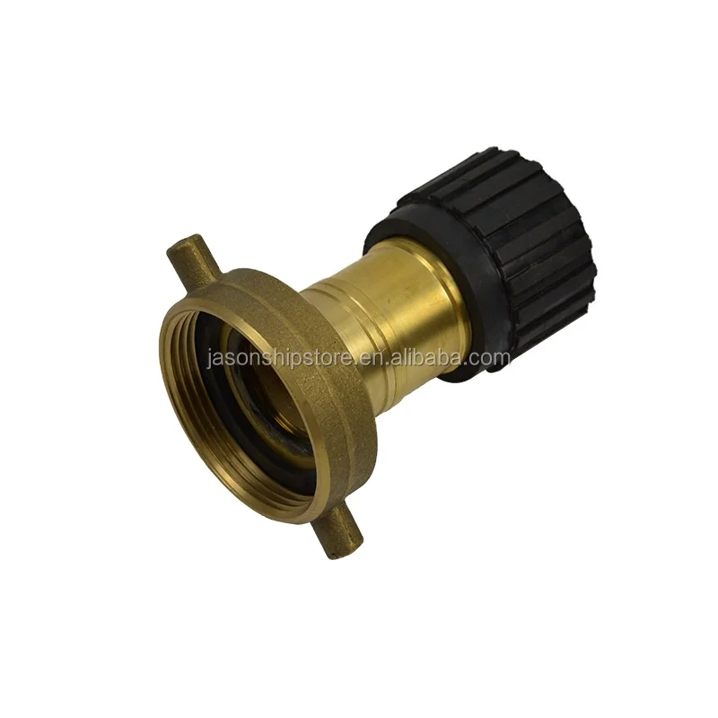
IMPA 330831S Marine Brass Simple Type 3-Position Fire Hose Nozzle 
