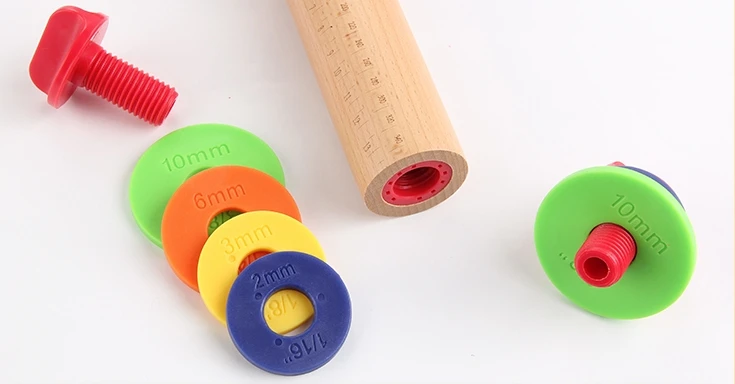 Качество еды изготовленный на заказ кухонный diy Инструменты для выпечки тортов с помадной начинкой декоративная форма антипригарным Регулируемый Деревянная Скалка
