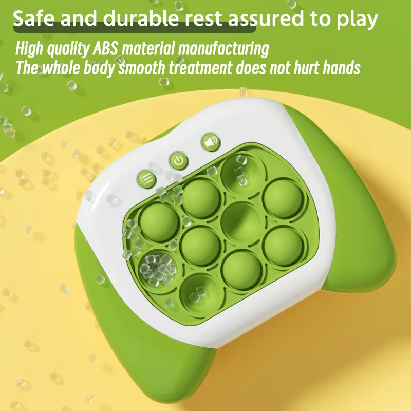 GREEN BOARD WHITE BUBBLE SQUARE  puzzle game machine