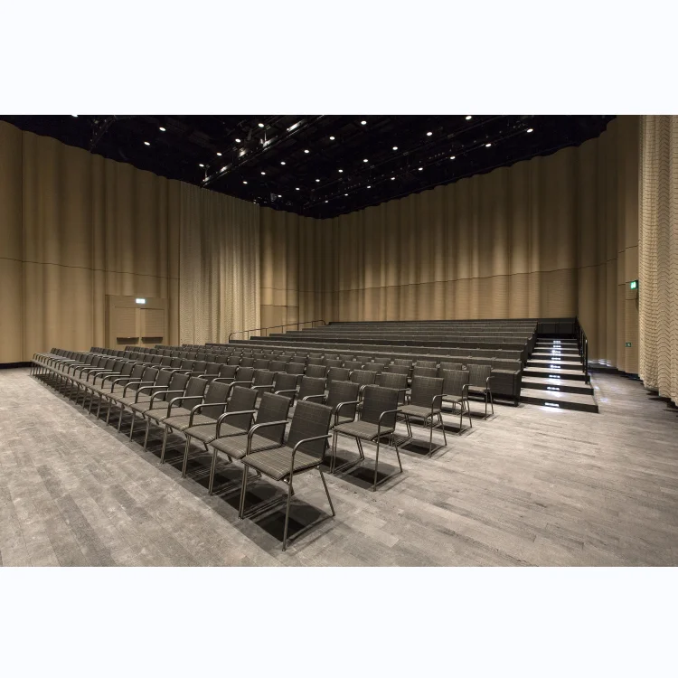 Hilton Hotel Furniture Hall Banquet Furniture Fabric Metal Vinyl Banquet Chair Hall Furniture