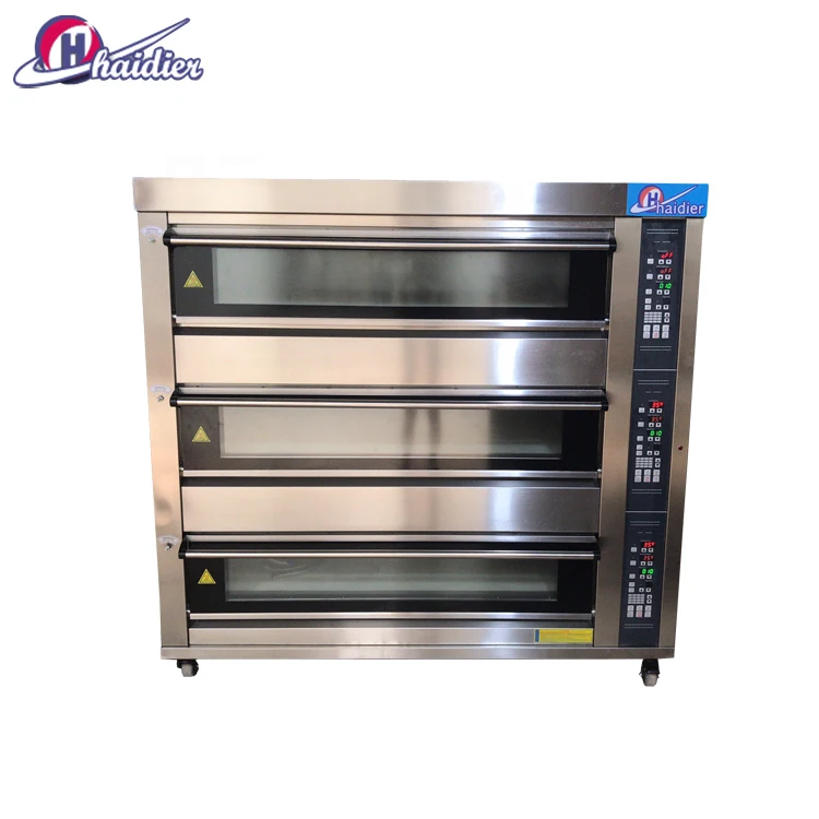 Commercial Gas 2 Deck 4 Trays Bakery Oven