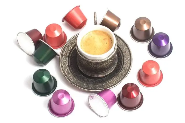 Aluminum Foil Coffee Capsule Filling Machine Compatible Pod Empty Capsule