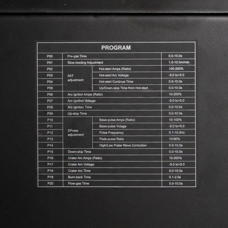 MULTI WELDING PROCESS Double Pulse MIG WELDING MACHINE 250SYN DPulse for Alu/M.S.