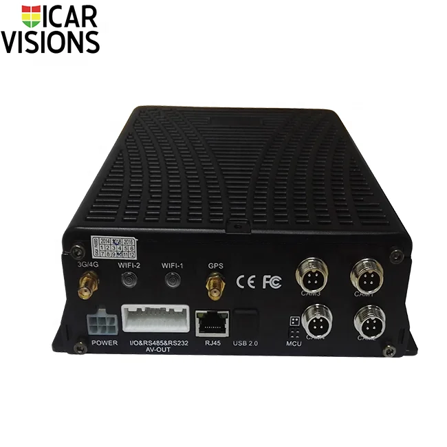 
HDD 4CH MDVR with GPS 4G WIFI free CMS software web client for bus truck and school bus 