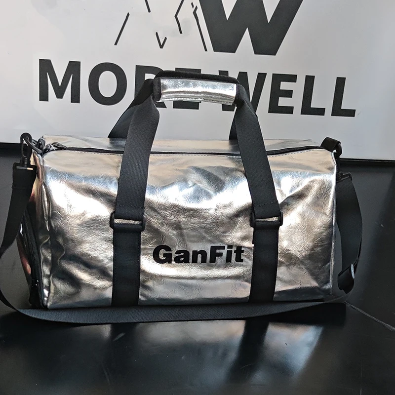 Training Outdoor Sports Comfortable Handle Portable Luggage Black Waterproof Sport Fitness Duffle Bag