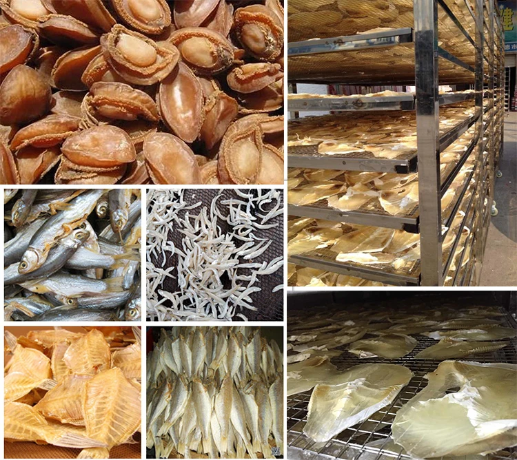 Hot-air Circulating Industrial fish drying equipment Electric oven for fish dryer and dried fish machine seafood dryer
