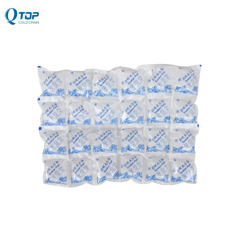 fast frozen and slow hot ice pack Good Supplier Sheet Gel Logo Fabric Dry Ice Pack