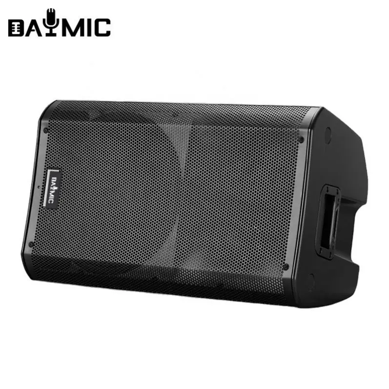 AOSHEN 1000W 12 Inch Portable Active DJ Speaker With Class D 1000 Watts Power Amplifier For Full Frequency Powered Speakers