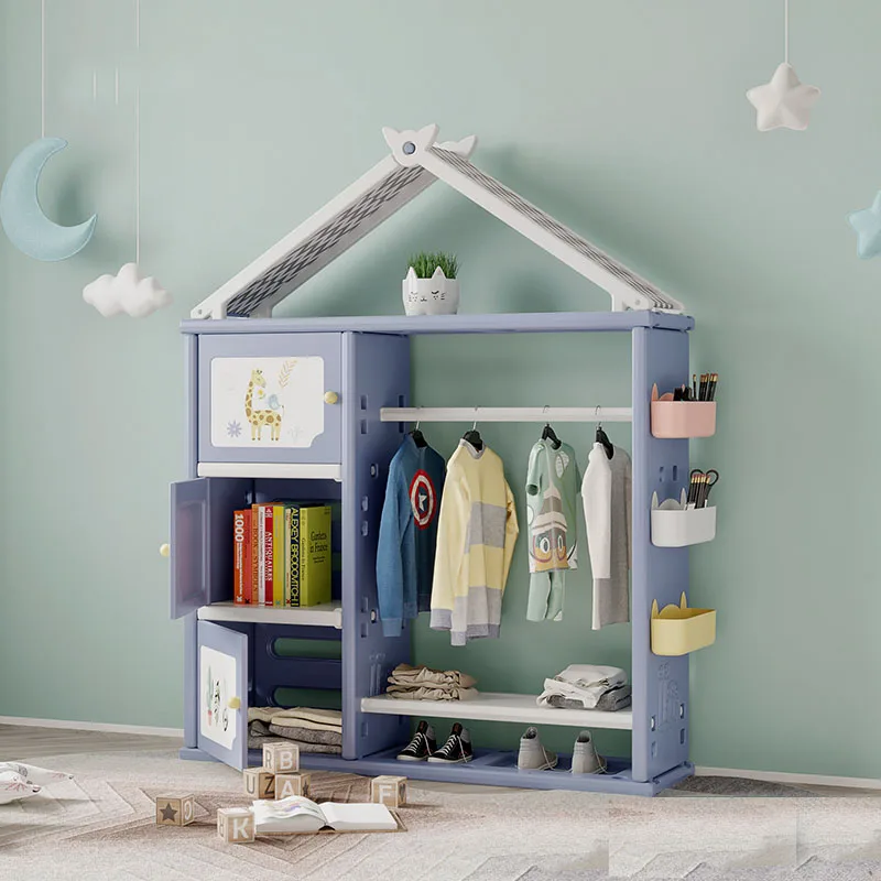 Odorless And Strong Toy Shelf Kids Bookshelf Children Cabinets Furniture