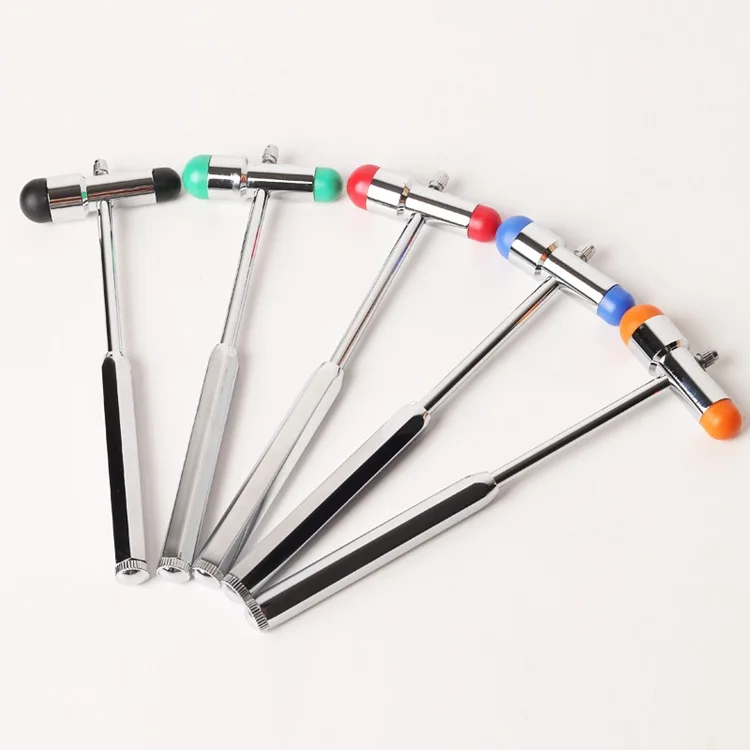 5 in 1 Medical Neurological Hammer Kit for Muscle Reflex Diagnosis Stainless Steel Manual Power Source Health Care