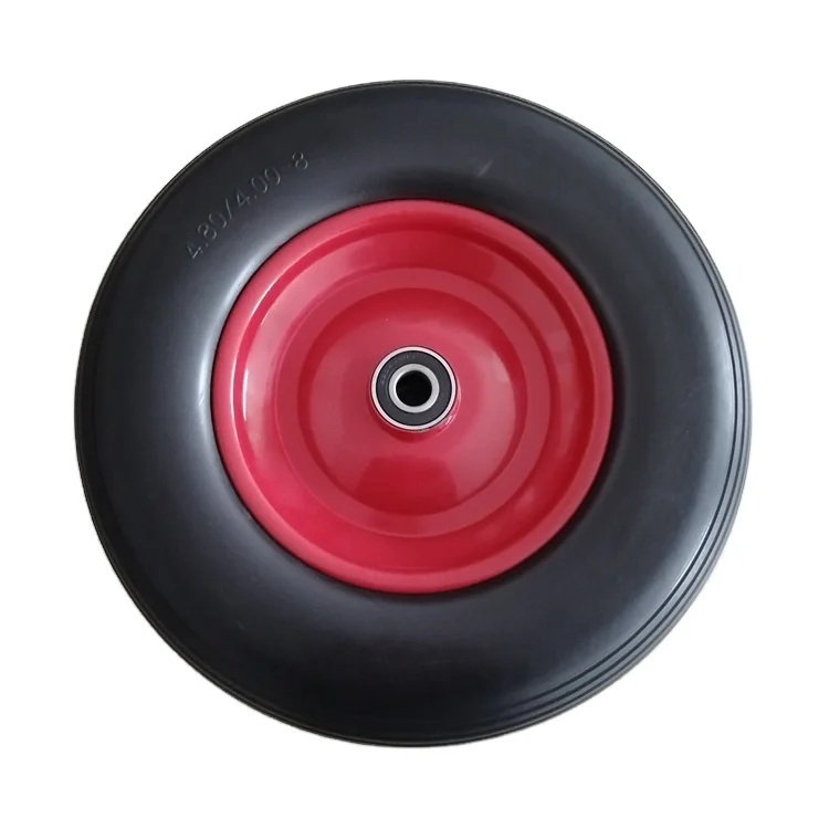 
Low price new type popular product casters wheels industrial pu solid tire 